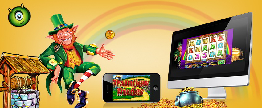 Rainbow Riches Free Spins Slots Launches at Monster Casino