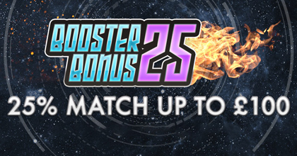 25% Booster Bonus