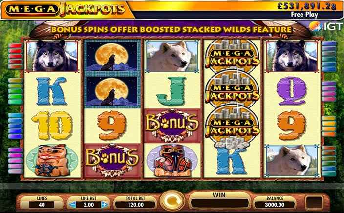 Mega Jackpots Wolf Run