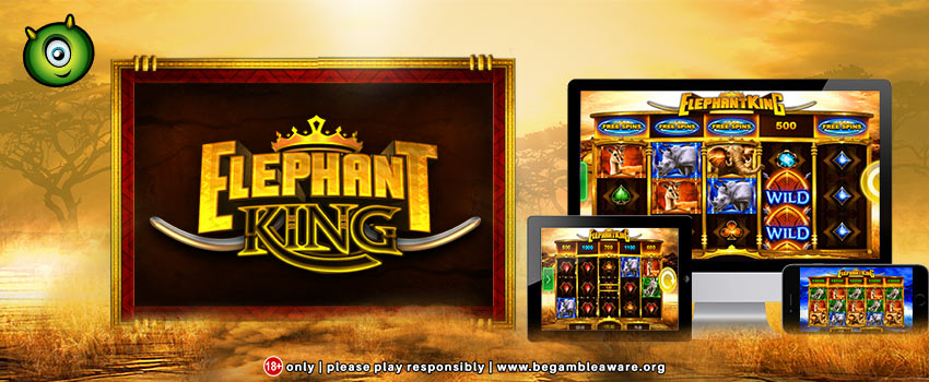 IGT's New Rumbling Elephant King Slots Now At Monster Casino!