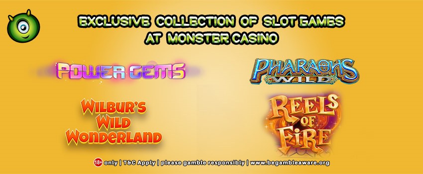 Core Gaming Presents their Exclusive Collection of Slot Games at Monster Casino