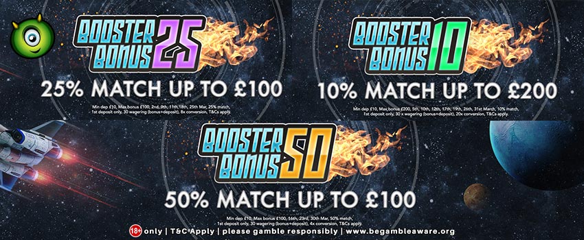March 2018 Special Booster Bonus Offer