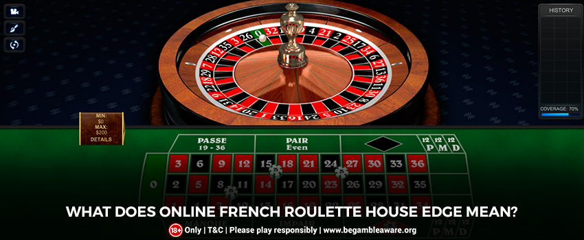 What does Online French Roulette House Edge Mean?