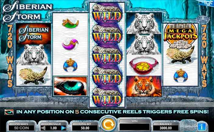 Mega Jackpots Siberian Storm