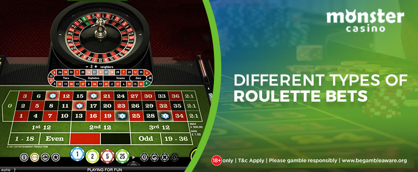 A Detailed Analysis On The Different Types Of Roulette Bets