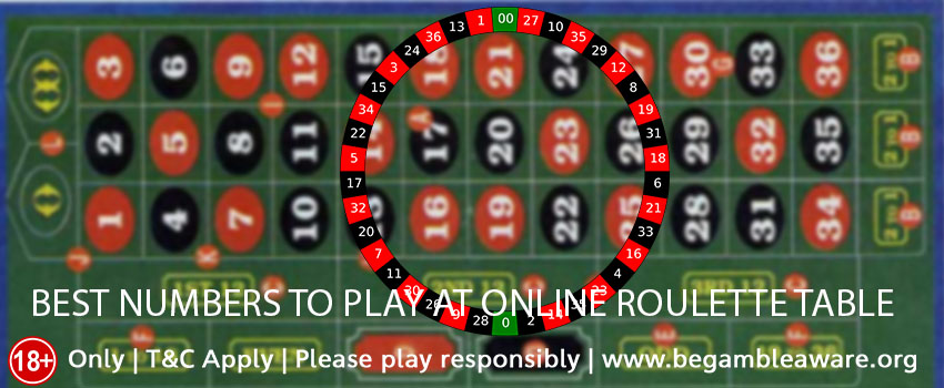 Best Numbers to Play on a Roulette Table