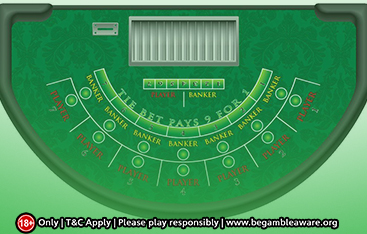 Learn the Baccarat table layout in detail here!