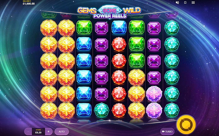 Gems Gone Wild Power Reels