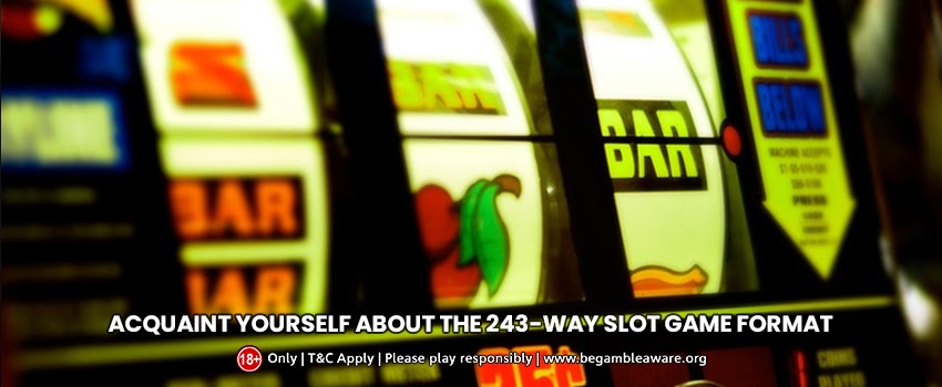 Acquaint yourself about the 243-way slot game format here!