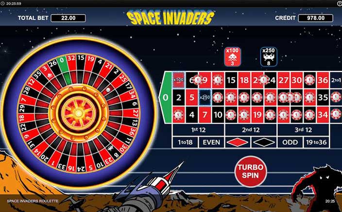 Space Invaders Roulette