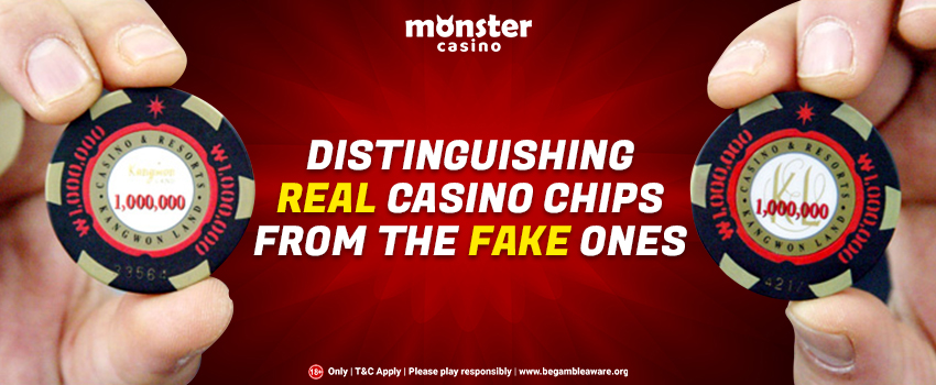 Distinguishing real casino chips from the fake ones: Here is how!