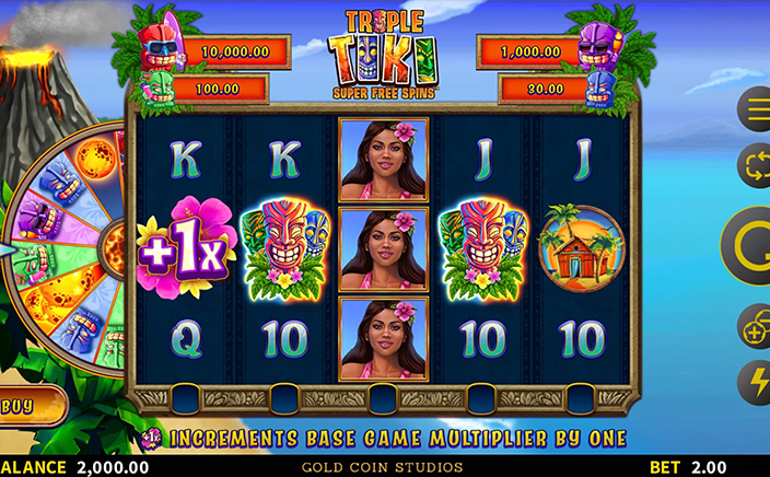 Triple Tiki Super Free Spins