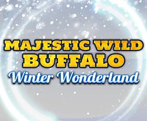 Majestic Wild Buffalo Winter Wonderland